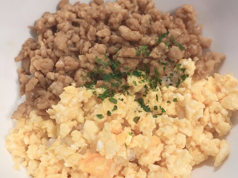 ランチにピッタリ☆そぼろ丼